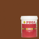 Pintura plástica mate proamat antimoho ocre oscuro ral 8007